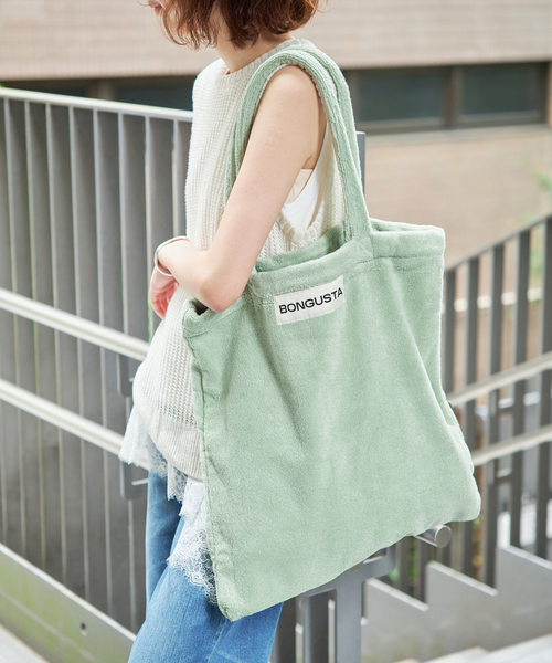 追加》BONGUSTA/ボングスタ naram solid トートバッグ（トートバッグ 
