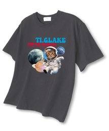ティグルスペース オーバーサイズ 半袖Tシャツ ダークグレー