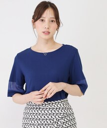 COUP DE CHANCE | 【手洗い可/日本製】異素材ドッキングのプルオーバー(Tシャツ/カットソー)