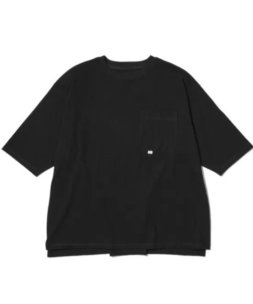 CMF OUTDOOR GARMENT(シーエムエフアウトドアガーメント)の「CMF OUTDOOR GARMENT/シーエムエフ アウトドアガーメント SLOW DRY PK TEE S/S CMF2601-C19(Tシャツ/カットソー・メンズ・ホワイト/ブラック・M/L)」の2枚目の写真