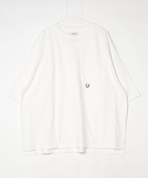 CMF OUTDOOR GARMENT(シーエムエフアウトドアガーメント)の「CMF OUTDOOR GARMENT/シーエムエフ アウトドアガーメント SLOW DRY PK TEE S/S CMF2601-C19(Tシャツ/カットソー・メンズ・ホワイト/ブラック・M/L)」の3枚目の写真