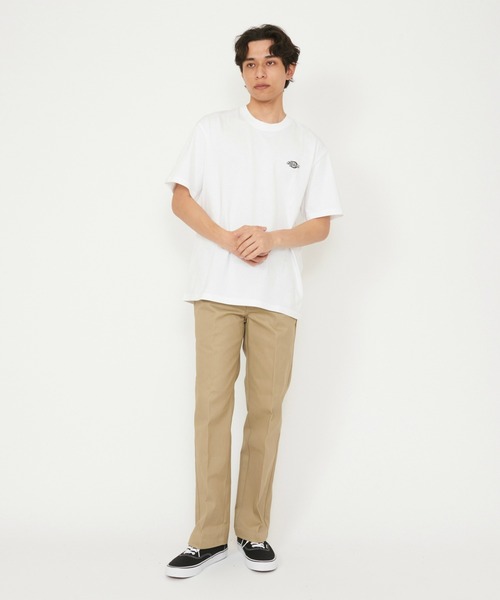 Dickies(ディッキーズ)の「Dickies/ディッキーズ ワンポイントロゴ ヘビーウェイトTシャツ 半袖(Tシャツ/カットソー・メンズ・ホワイト/アイボリー/ブラック・X-LARGE/LARGE/MEDIUM/SMALL)」の11枚目の写真