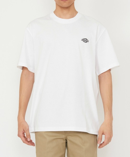 Dickies(ディッキーズ)の「Dickies/ディッキーズ ワンポイントロゴ ヘビーウェイトTシャツ 半袖(Tシャツ/カットソー・メンズ・ホワイト/アイボリー/ブラック・X-LARGE/LARGE/MEDIUM/SMALL)」の9枚目の写真