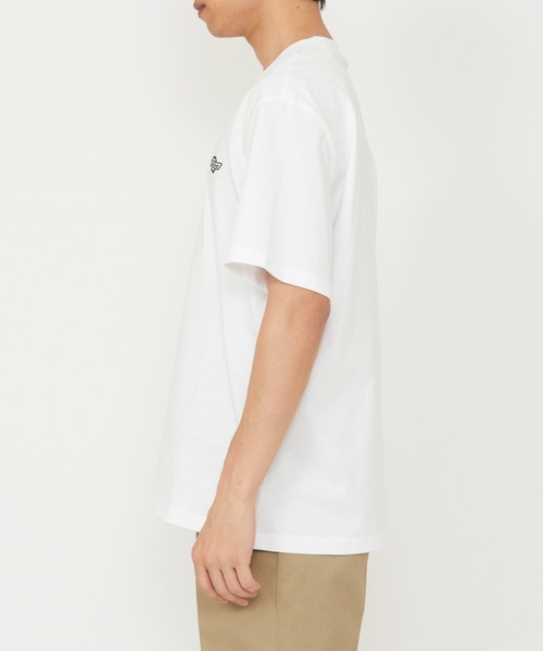 Dickies(ディッキーズ)の「Dickies/ディッキーズ ワンポイントロゴ ヘビーウェイトTシャツ 半袖(Tシャツ/カットソー・メンズ・ホワイト/アイボリー/ブラック・X-LARGE/LARGE/MEDIUM/SMALL)」の8枚目の写真