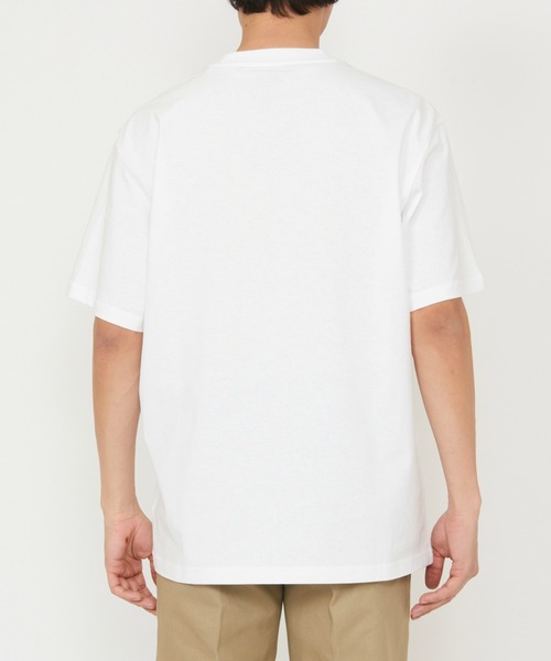 Dickies(ディッキーズ)の「Dickies/ディッキーズ ワンポイントロゴ ヘビーウェイトTシャツ 半袖(Tシャツ/カットソー・メンズ・ホワイト/アイボリー/ブラック・X-LARGE/LARGE/MEDIUM/SMALL)」の7枚目の写真