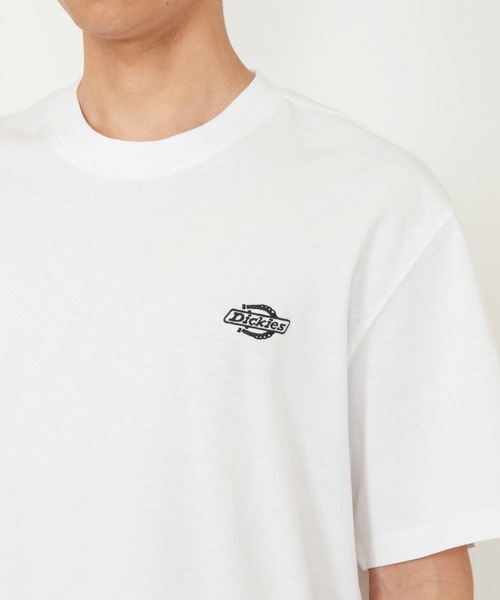Dickies(ディッキーズ)の「Dickies/ディッキーズ ワンポイントロゴ ヘビーウェイトTシャツ 半袖(Tシャツ/カットソー・メンズ・ホワイト/アイボリー/ブラック・X-LARGE/LARGE/MEDIUM/SMALL)」の5枚目の写真