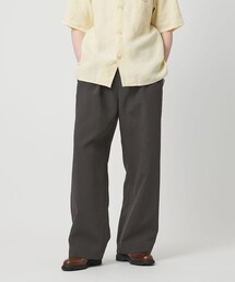 District（ディストリクト）の「＜District＞ポリエステルタッサー 1プリーツ ワイド イージーパンツ（その他パンツ）」