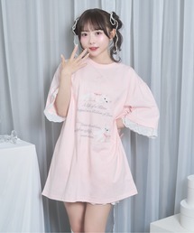 Honey Cinnamon（ハニーシナモン）の「ribbon kitten Tシャツ（Tシャツ/カットソー）」