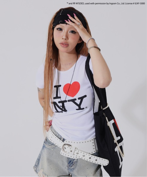 SPINNS(スピンズ)の「【I LOVE NY/アイラブニューヨーク】トートバック(トートバッグ・レディース・ブラック/ピンク/イエロー・ONESIZE)」の11枚目の写真