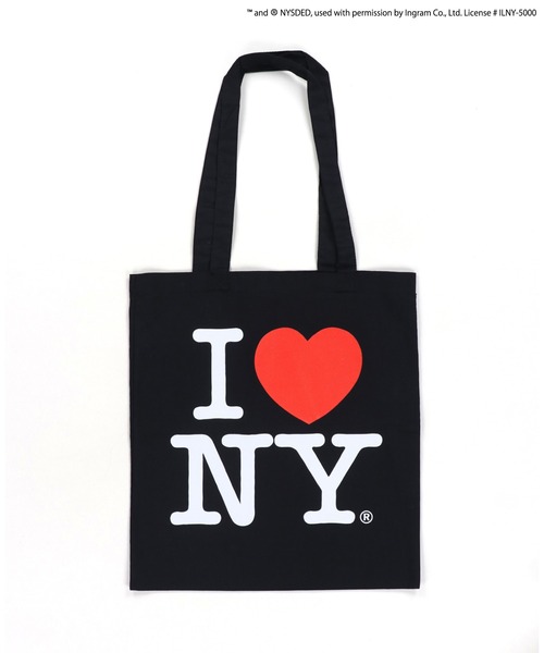 SPINNS(スピンズ)の「【I LOVE NY/アイラブニューヨーク】トートバック(トートバッグ・レディース・ブラック/ピンク/イエロー・ONESIZE)」の8枚目の写真
