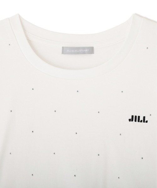 JILL by JILL STUART(ジルバイジルスチュアート)の「ストーンドットロゴTシャツ(Tシャツ/カットソー・レディース・ブラック/ホワイト・FREE)」の10枚目の写真