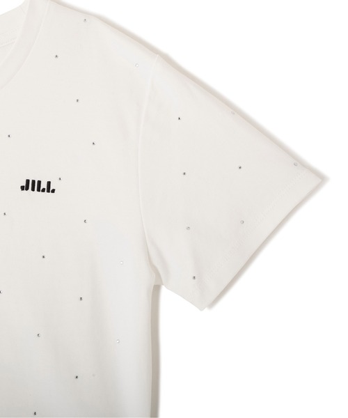 JILL by JILL STUART(ジルバイジルスチュアート)の「ストーンドットロゴTシャツ(Tシャツ/カットソー・レディース・ブラック/ホワイト・FREE)」の9枚目の写真