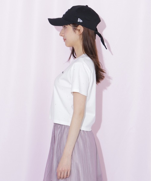 JILL by JILL STUART(ジルバイジルスチュアート)の「ストーンドットロゴTシャツ(Tシャツ/カットソー・レディース・ブラック/ホワイト・FREE)」の3枚目の写真