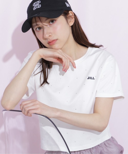 JILL by JILL STUART(ジルバイジルスチュアート)の「ストーンドットロゴTシャツ(Tシャツ/カットソー・レディース・ブラック/ホワイト・FREE)」の14枚目の写真