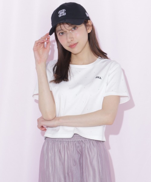 JILL by JILL STUART(ジルバイジルスチュアート)の「ストーンドットロゴTシャツ(Tシャツ/カットソー・レディース・ブラック/ホワイト・FREE)」の16枚目の写真