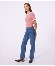2×2リブ編み半袖Tシャツ