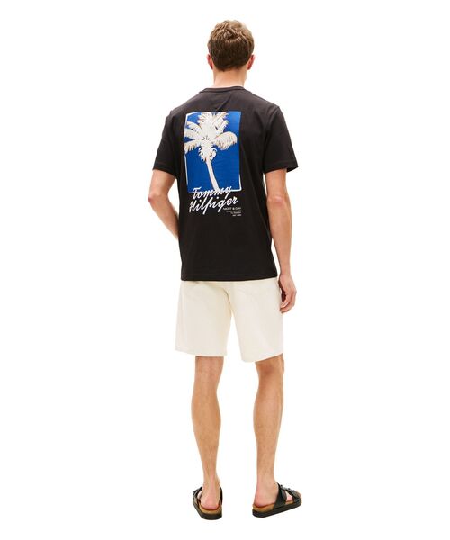 TOMMY HILFIGER(トミーヒルフィガー)の「パームフォトプリントショートスリーブTシャツ(Tシャツ/カットソー・メンズ・グリーン/ホワイト/ブラック・X-LARGE/LARGE/MEDIUM/SMALL)」の6枚目の写真
