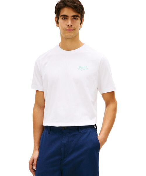 TOMMY HILFIGER(トミーヒルフィガー)の「パームフォトプリントショートスリーブTシャツ(Tシャツ/カットソー・メンズ・グリーン/ホワイト/ブラック・X-LARGE/LARGE/MEDIUM/SMALL)」の8枚目の写真