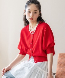 RAGEBLUE | <Bloomy Yarn Knit>ショートドルマンカーディガン(カーディガン/ボレロ)