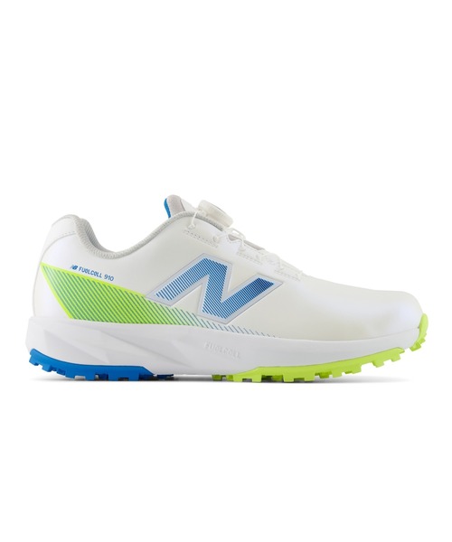 NEW BALANCE(ニューバランス)の「【GOLF】FuelCell 910 v1 SL Boa(R)(スニーカー・メンズ・ホワイト×シルバー/ホワイト×ブラック/ホワイト×ブルー・22.5cm/25.5cm/23.0cm/26.0cm/23.5cm/26.5cm/24.0cm/27.0cm/24.5cm/27.5cm/25.0cm/28.0cm/28.5cm/29.0cm)」の2枚目の写真