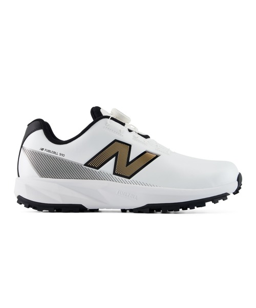 NEW BALANCE(ニューバランス)の「【GOLF】FuelCell 910 v1 SL Boa(R)(スニーカー・メンズ・ホワイト×シルバー/ホワイト×ブラック/ホワイト×ブルー・22.5cm/25.5cm/23.0cm/26.0cm/23.5cm/26.5cm/24.0cm/27.0cm/24.5cm/27.5cm/25.0cm/28.0cm/28.5cm/29.0cm)」の3枚目の写真