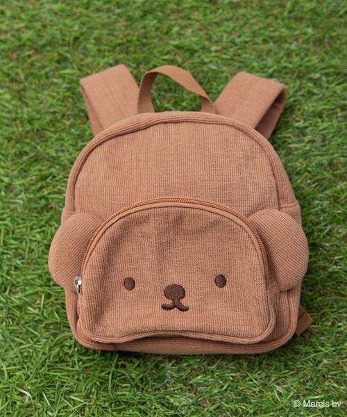 BRANSHES（ブランシェス）の「【miffy/ミッフィー/boris/ボリス】ベビーリュック（その他ベビー用品・キッズ・アイボリー/ブラウン・FREE）」の2枚目の写真