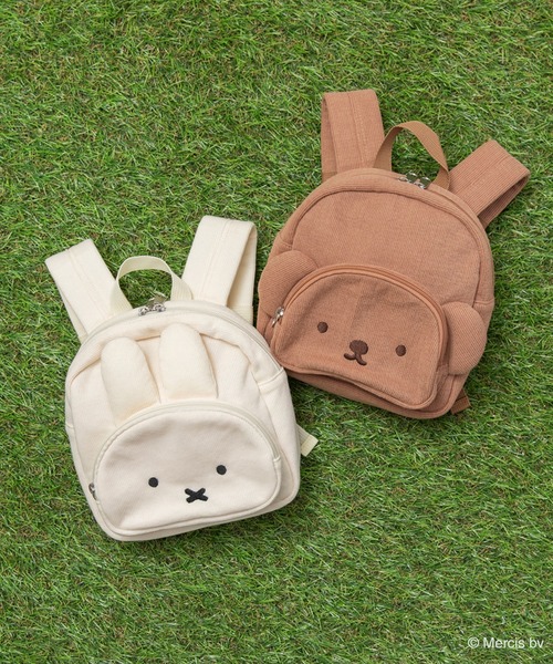 Miffy( ミッフィー)の「【miffy/ミッフィー/boris/ボリス】ベビーリュック(その他ベビー用品・キッズ・アイボリー/ブラウン・FREE)」の4枚目の写真
