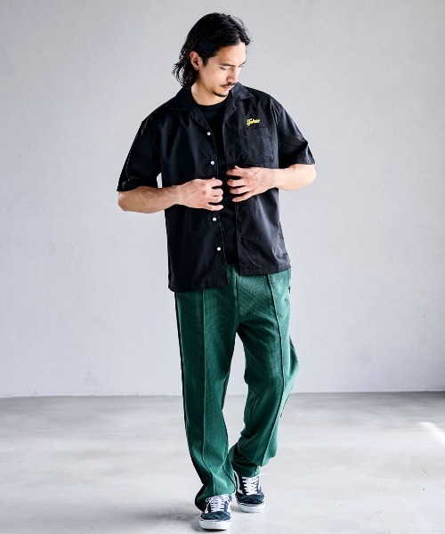SILVER BULLET(シルバーバレット)の「『ALCARZA/アルカーザ』バック刺繍半袖ボーリングシャツ(Tシャツ/カットソー・メンズ・ブラック系3/ブラック系2/ブラック系4/ブラック系1・L/XL/M)」の8枚目の写真