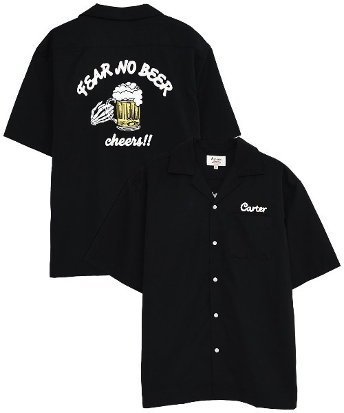 SILVER BULLET(シルバーバレット)の「『ALCARZA/アルカーザ』バック刺繍半袖ボーリングシャツ(Tシャツ/カットソー・メンズ・ブラック系3/ブラック系2/ブラック系4/ブラック系1・L/XL/M)」の20枚目の写真