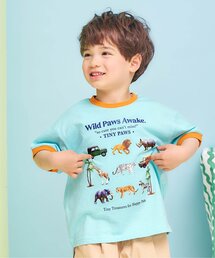 apres les cours | 【接触冷感】5柄アソート転写モチーフ半袖Tシャツ(Tシャツ/カットソー)