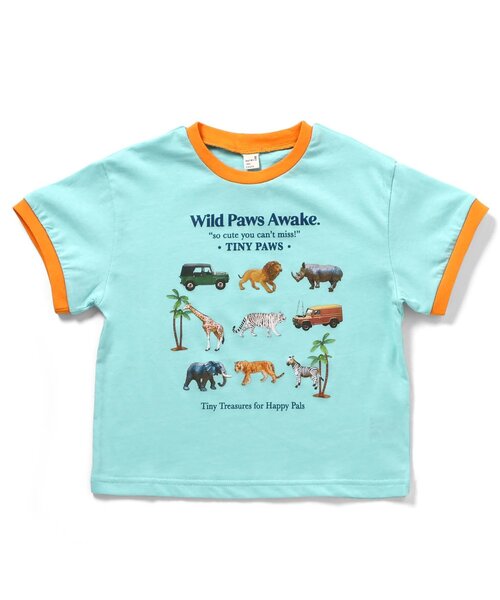 apres les cours(アプレレクール)の「【接触冷感】5柄アソート転写モチーフ半袖Tシャツ(Tシャツ/カットソー・キッズ・アイボリー/サックスブルー/クリーム/ピンク/イエロー・80/90/100/110/120/130/140)」の15枚目の写真