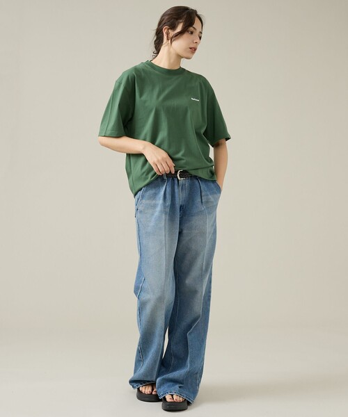 Barbour(バブアー)の「【Barbour/バブアー】 DALTON LOGO OS T-SHIRT/ロゴTシャツ(Tシャツ/カットソー・メンズ・ホワイト/グリーン/ブラック/ネイビー・M/L)」の9枚目の写真