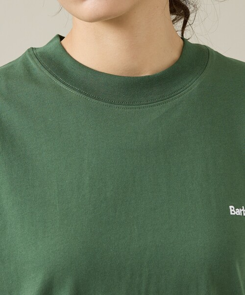Barbour(バブアー)の「【Barbour/バブアー】 DALTON LOGO OS T-SHIRT/ロゴTシャツ(Tシャツ/カットソー・メンズ・ホワイト/グリーン/ブラック/ネイビー・M/L)」の12枚目の写真