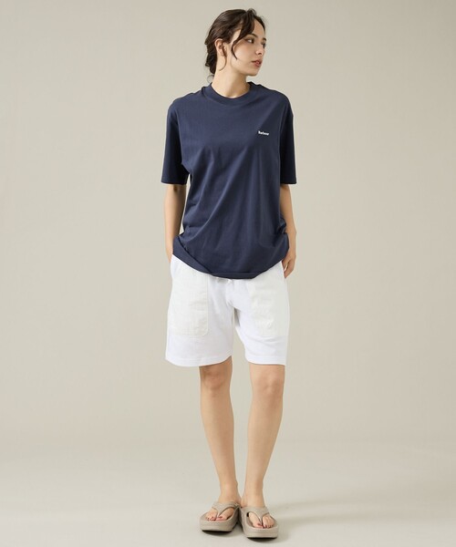 Barbour(バブアー)の「【Barbour/バブアー】 DALTON LOGO OS T-SHIRT/ロゴTシャツ(Tシャツ/カットソー・メンズ・ホワイト/グリーン/ブラック/ネイビー・M/L)」の18枚目の写真