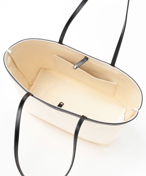 Ray BEAMS(レイビームス)の「YAHKI / YH-815 TOTE BAG(トートバッグ・レディース・ブラック/ワイン・ONE SIZE)」の4枚目の写真