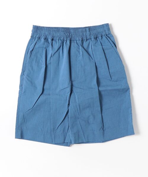 MATSUFUJI(マツフジ)の「【MATSUFUJI】Pinstripe Short Pants(その他パンツ・メンズ・ダークブルー・3/2)」の1枚目の写真