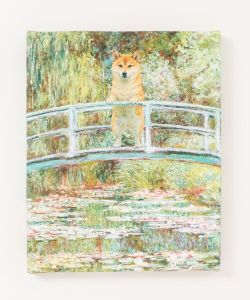 世界の名画 柴犬 アートキャンバス（ポスター/アート）｜emonique