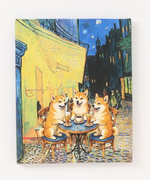 世界の名画 柴犬 アートキャンバス（ポスター/アート）｜emonique