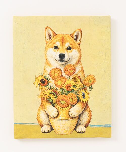 世界の名画 柴犬 アートキャンバス（ポスター/アート）｜emonique