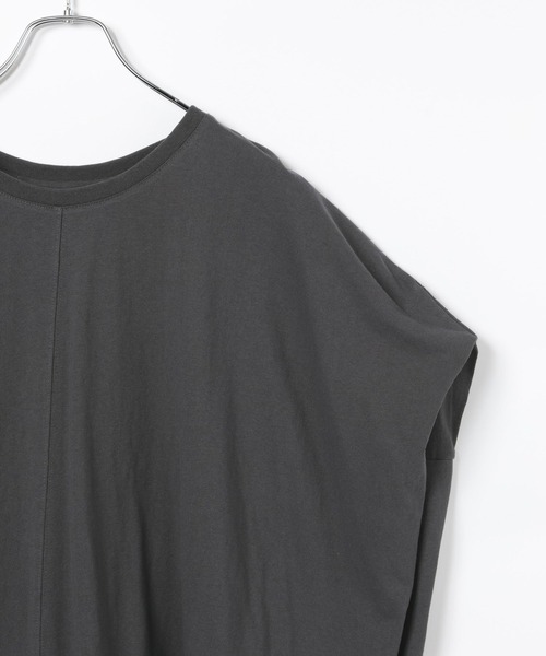LEPSIM（レプシィム）の「バックギャザーチュニック　742571（Tシャツ/カットソー・レディース・オフホワイト/ブラック/イエロー/チャコールグレー・FREE）」の12枚目の写真