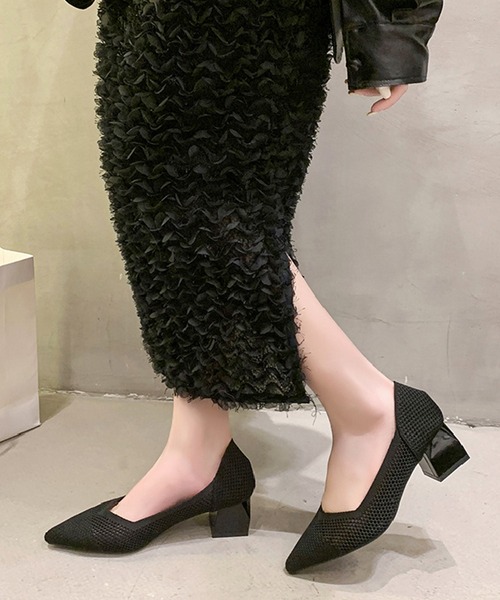 by LEGNA(バイレグナ)の「メッシュ切替ポインテッドトゥパンプス(パンプス・レディース・ブラック/ベージュ系その他/ベージュ/レオパード/ブラック系その他・24cm/22.5cm/23.5cm/23cm/24.5cm/22cm)」の7枚目の写真