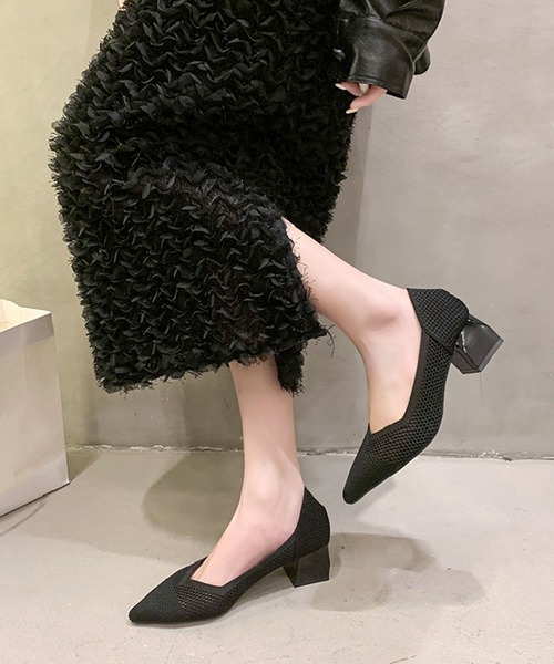 by LEGNA(バイレグナ)の「メッシュ切替ポインテッドトゥパンプス(パンプス・レディース・ブラック/ベージュ系その他/ベージュ/レオパード/ブラック系その他・24cm/22.5cm/23.5cm/23cm/24.5cm/22cm)」の8枚目の写真