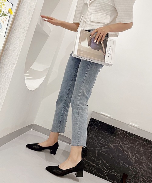 by LEGNA(バイレグナ)の「メッシュ切替ポインテッドトゥパンプス(パンプス・レディース・ブラック/ベージュ系その他/ベージュ/レオパード/ブラック系その他・24cm/22.5cm/23.5cm/23cm/24.5cm/22cm)」の11枚目の写真