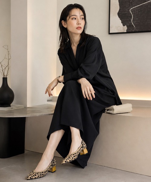 by LEGNA(バイレグナ)の「メッシュ切替ポインテッドトゥパンプス(パンプス・レディース・ブラック/ベージュ系その他/ベージュ/レオパード/ブラック系その他・24cm/22.5cm/23.5cm/23cm/24.5cm/22cm)」の18枚目の写真