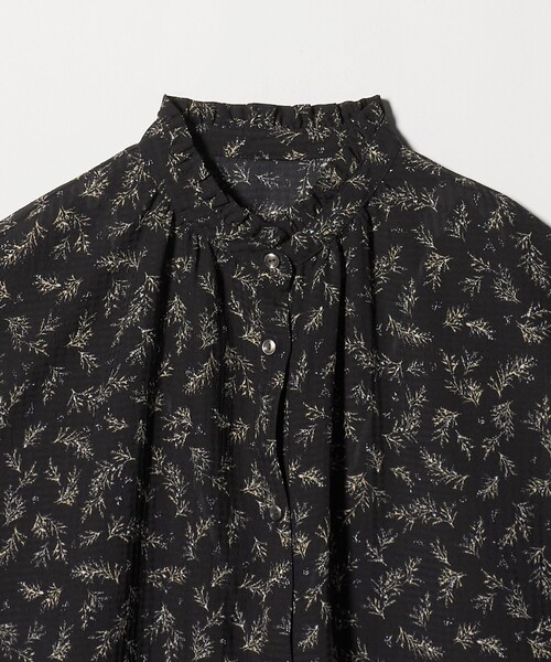 A DAY IN THE LIFE UNITED ARROWS(アデイインザライフユナイテッドアローズ)の「リップル フリルネックシャツ <A DAY IN THE LIFE>(シャツ/ブラウス・レディース・その他1/ブラック/ベージュ・FREE)」の17枚目の写真