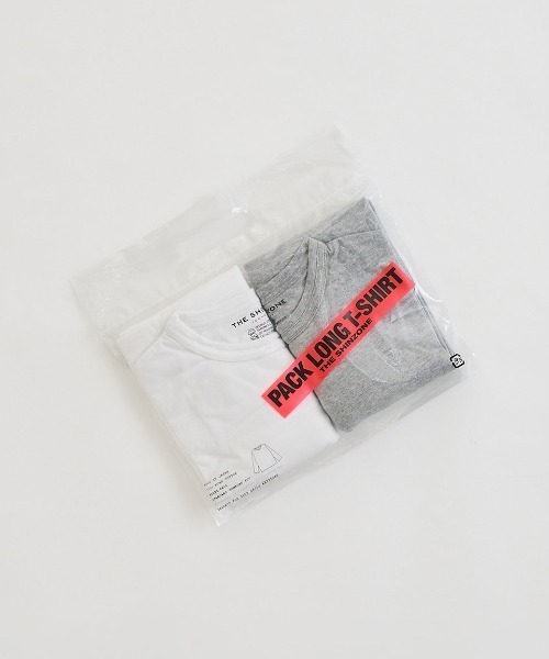 THE SHINZONE(ザ シンゾーン)の「THE SHINZONE/シンゾーン パックロングスリーブTEE(2枚組セット) PACK LONG SLEEVE TEE 26AMSCU18(Tシャツ/カットソー・レディース・ホワイト/グレー・FREE)」の1枚目の写真