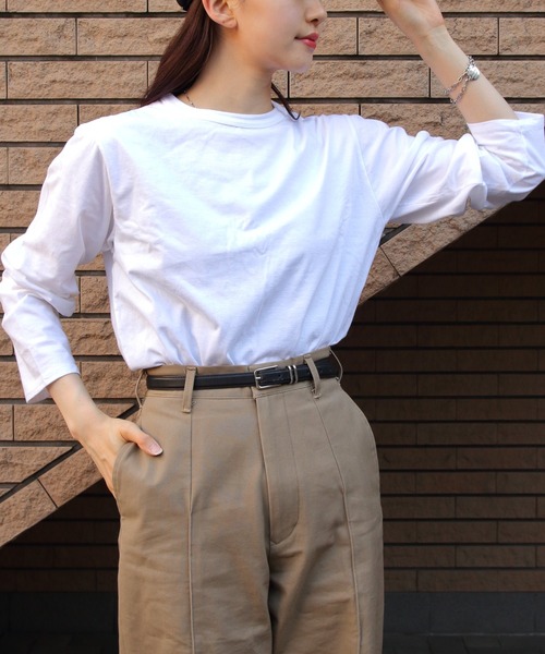 THE SHINZONE(ザ シンゾーン)の「THE SHINZONE/シンゾーン パックロングスリーブTEE(2枚組セット) PACK LONG SLEEVE TEE 26AMSCU18(Tシャツ/カットソー・レディース・ホワイト/グレー・FREE)」の16枚目の写真