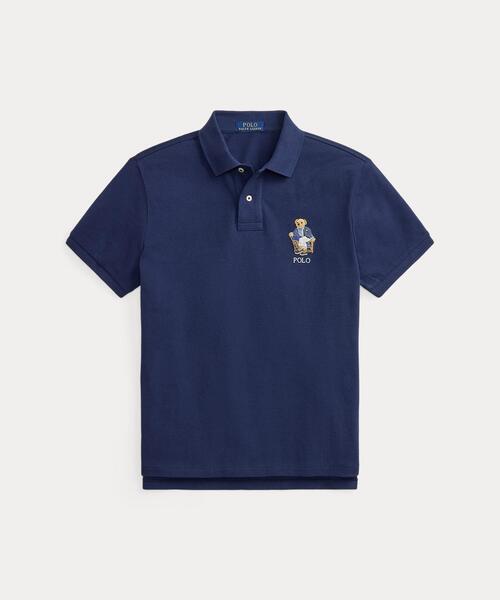 POLO RALPH LAUREN(ポロ ラルフ ローレン)の「カスタム スリム フィット Polo ベア ポロシャツ(ポロシャツ・メンズ・ネイビー系1・L/M/S/XS)」の2枚目の写真