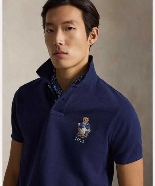 POLO RALPH LAUREN(ポロ ラルフ ローレン)の「カスタム スリム フィット Polo ベア ポロシャツ(ポロシャツ・メンズ・ネイビー系1・L/M/S/XS)」の5枚目の写真