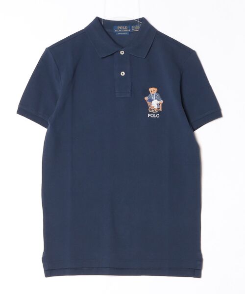 POLO RALPH LAUREN(ポロ ラルフ ローレン)の「カスタム スリム フィット Polo ベア ポロシャツ(ポロシャツ・メンズ・ネイビー系1・L/M/S/XS)」の6枚目の写真